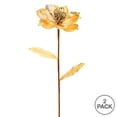 thumbnail image 3 of Vickerman 30" Champagne Glitter Magnolia Artificial Christmas Spray. Includes 2 sprays per pack., 3 of 3
