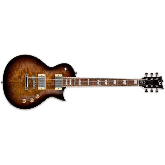 GUITARRA EC-256FM DARK BROWN SUNBURST ESP ECLIPSE