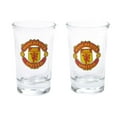 thumbnail image 1 of Manchester United Verre à Shot avec Écusson FC (Lot de 2), 1 of 2