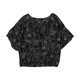 thumbnail image 1 of Sanctuary Clothing Nicola - Blusa con volantes para mujer, color negro, grande, 1 of 1