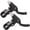 Black- 1 Pair, variant on JARTC Universal 2.2cm Bike Brake Levers Aluminum Alloy V-Brake Handlebar Bicycle Brake Handle for Most Bicycle, Mountain Bike, Road Bike 1 Pair (Black)
