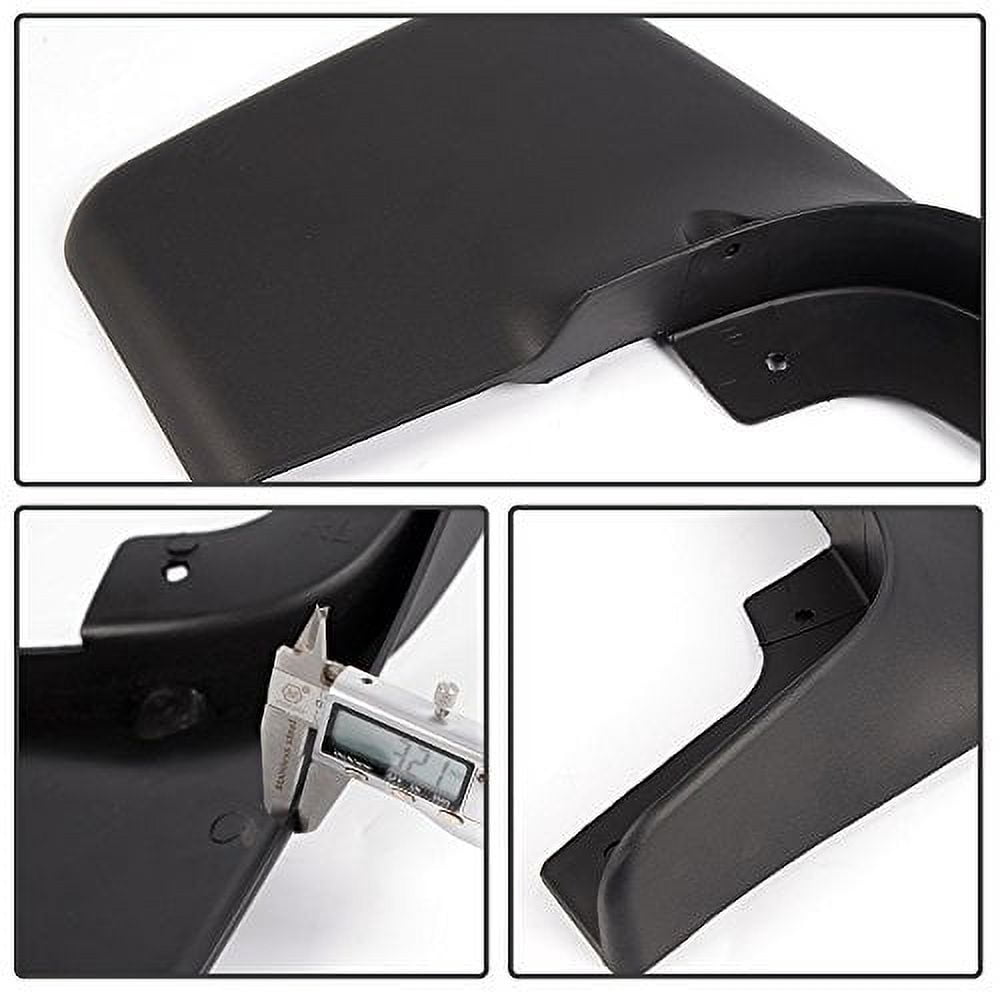 PIT66 Plastic Wearing Splash Guards Mud Flaps w/ Wheel Lips Fit For 04-14 Ford F-150