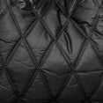 thumbnail image 2 of Bolso Acolchado Algodón Con Entramado Rómbico Bolso Hombro para Mujer Suave para El (Negro), 2 of 6