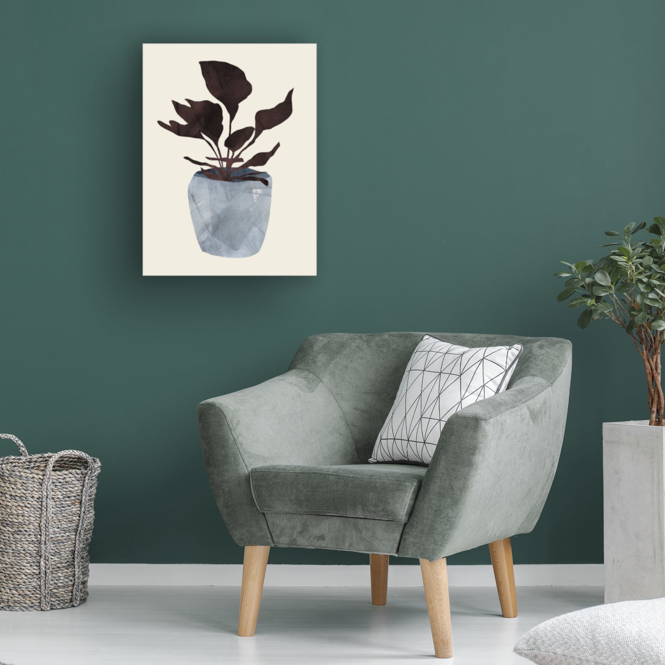 Trademark Fine Art Dan Hobday  Country Plant Canvas Wall Art