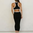 thumbnail image 3 of Birdeem Womens Round Neck Solid Color Temperament Sexy Open Waist Slim Fitting Dress, 3 of 8