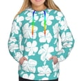 thumbnail image 3 of KLL Vintage Floral for Womens Pullover Hoodie with Pocket Hooded Long Sleeve Shirts Sweatshirt for Women-X-Large, 3 of 7