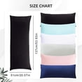 thumbnail image 2 of BinKFF Zippered Pillowcases, Soft Pillow Protectors with Zipper Standard Size, Microfiber 20x54 Pillow Cases, Soft, Fade, Stain Resistant Pillow Cases with Envelope Closure, 20x54 Inches, 2 of 8