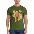 thumbnail image 1 of Camiseta incandescente solaireclásica para hombre Camisa de algodón negra Verano, 1 of 7