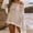 White, variant on Summer Savings EGNMCR Bathing Suit Cover Up for Women Swimsuit Cover Ups For Women Round Neck Loose Beach Bikini Bathing Suit Sunscreen Shirt Cover Up
