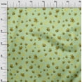 thumbnail image 3 of oneOone Cotton Flex Mint Green Fabric Honey Bees Diy Clothing Quilting Fabric Print Fabric By Yard 40 Inch Wide, 3 of 4