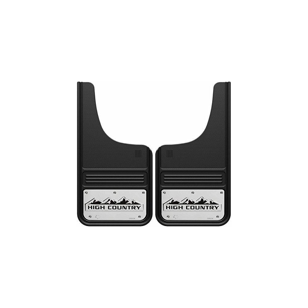 Rear Pair Gatorback Stainless Steel Plate Truck Mud Flaps