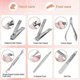 thumbnail image 3 of Manicure Set Professional Nail Clippers Set, 12pcs (rose Gold) TW, 3 of 4