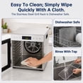 thumbnail image 4 of Naeqieo 400W Power Saving Food Dehydrator, 8-Tray Stainless Steel Dehydrator Machine with 24H Adjustable Timer & 86-194°F Temperature, Touch Control, for Jerky, Meat, Fruit and Veggies, 4 of 8