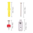 thumbnail image 2 of Phenofice 4 Sets Photo Hangers Stainless Steel Silver for Beginners in Home Decor, 2 of 8