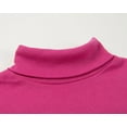 thumbnail image 4 of Leveret Solid Turtleneck 100% Cotton (10 Years, Magenta), 4 of 6