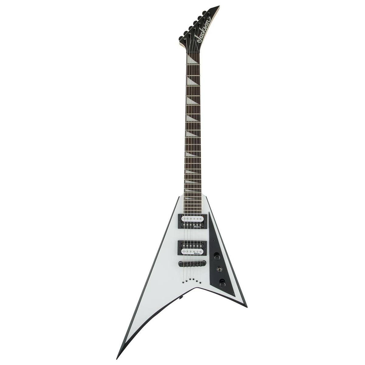 Jackson JS32T Rhoads Electric Guitar (White with Black Bevels)