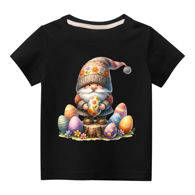 Funicet Cadeaux de la Saint-Valentin, Cadeaux de la Saint-Valentin pour Enfants, T-Shirt en Coton Mignon à Col Rond Imprimé Saint-Valentin pour Garçons et Filles, Manches Courtes, Cadeaux de la Saint-Valentin pour Enfants
