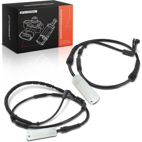 A-Premium Front and Rear Disc Brake Pad Wear Sensors Compatible with BMW E87/E90 Series 128i 2008-2010, 325i 2006, 328i 2007-2008, 330i 2006, 2-PC Set