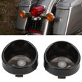 thumbnail image 2 of Mgaxyff Pair Motorcycle Turn Signal Light Lens Cover Front Rear Replacement for TOURING FLHX FLTRI FLHRS 2000‑up,Turn Signal Lens Ring, 2 of 8