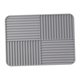 thumbnail image 5 of Tapete de silicona para secar platos, tapete multifuncional resistente a altas temperaturas, para cortar Gris claro, 5 of 9