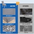 thumbnail image 5 of JIATER Dining Chair Covers Stretch Washable Chair Slipcovers Protector Set of 4,Light Gray, 5 of 8