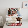 thumbnail image 5 of Manfei Merry Christmas Full Size Comforter Sets,Cute Penguin Bedding Comforter Set,Xmas Reversible,3-Piece,1 Comforter and 2 Pillowcases, 5 of 7