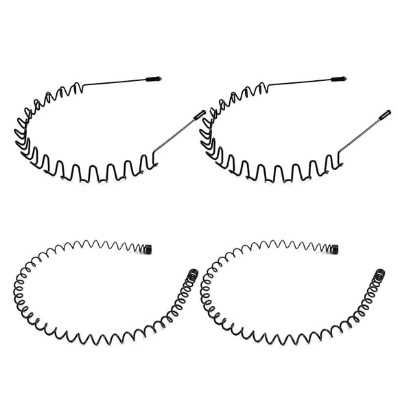 JERLITU Bandas para el cabello para hombre Diadema de moda para mujer Diadema con ondas neutras Diademas para el cabello para deportes al aire libre Accesorios para el cabello antideslizantes elástico