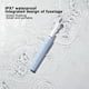 thumbnail image 5 of Cepillo de dientes eléctrico portátil - Cepillo de dientes Sonic para adultos con 4 cabezas de cepillo, recargable USB, impermeable IPX7, blanco/rosa/azul, 5 of 7