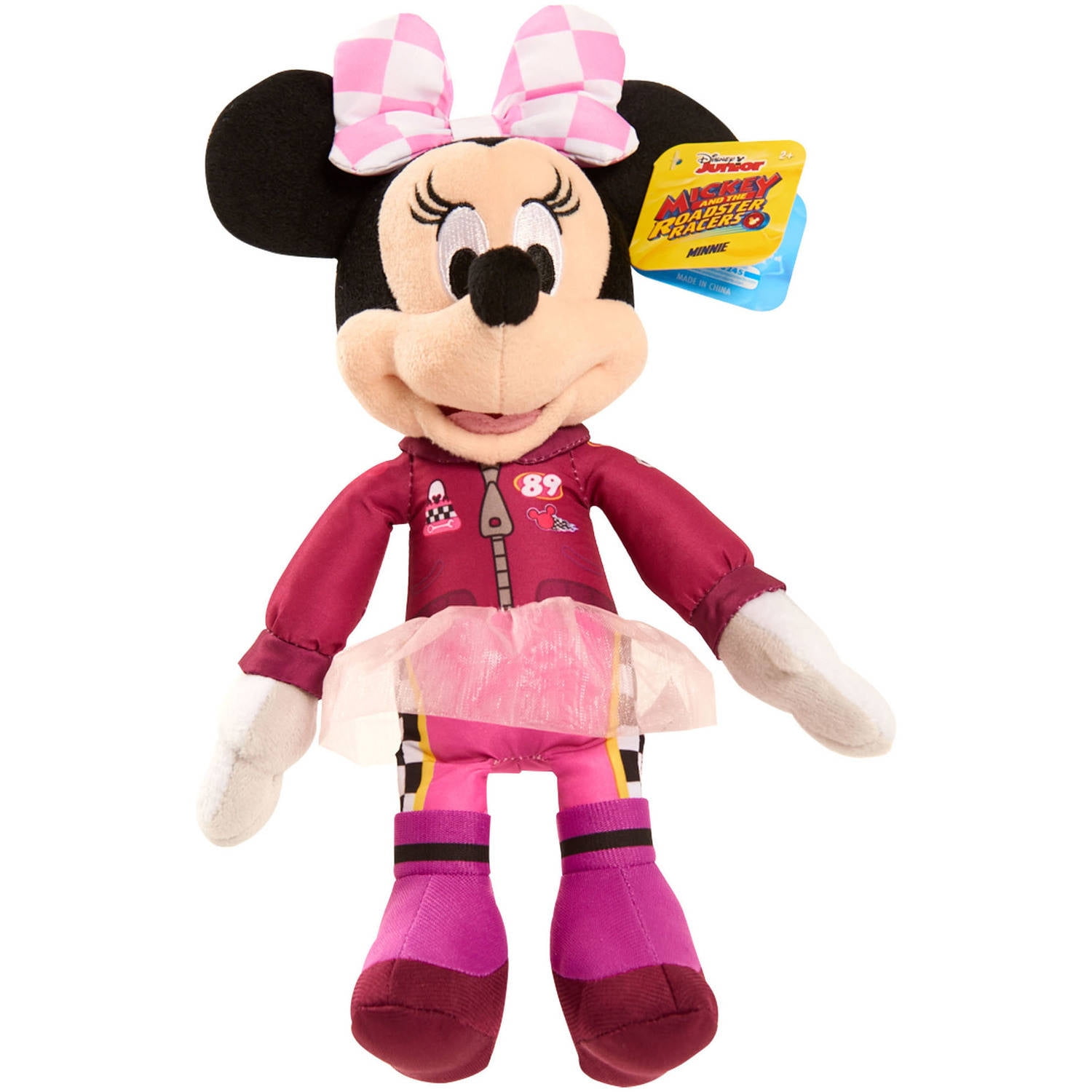 ONE SUPPLIED you choose Mickey and the Roadster Racers 10 inch soft toy 25cm 