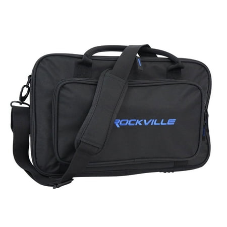 Rockville Heavy Duty Rugged Gig Bag DJ Case Fits IK Multimedia iRig Keys 2 25