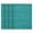 Teal, variant on Ox Bay Zest Set of 4 Cotton Placemats, Teal Solid