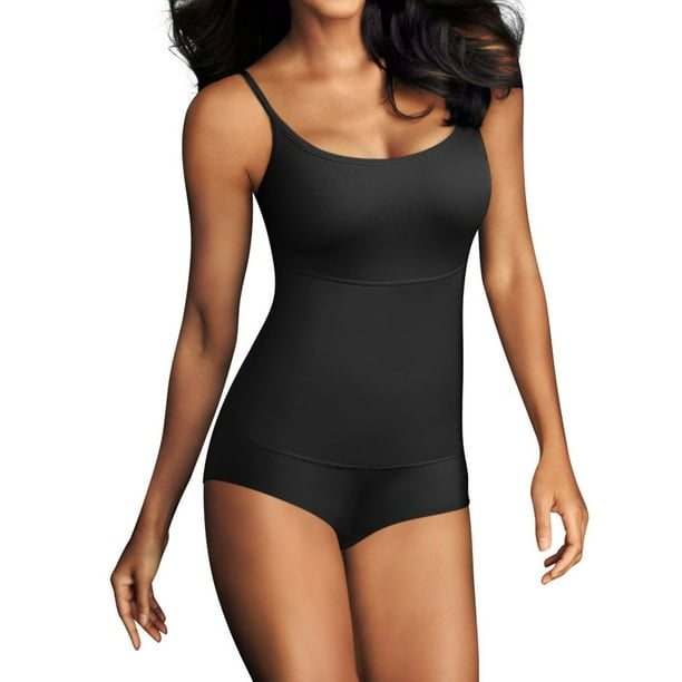 Women's Self Expressions 51007 Firm Control Shaping Romper (Black