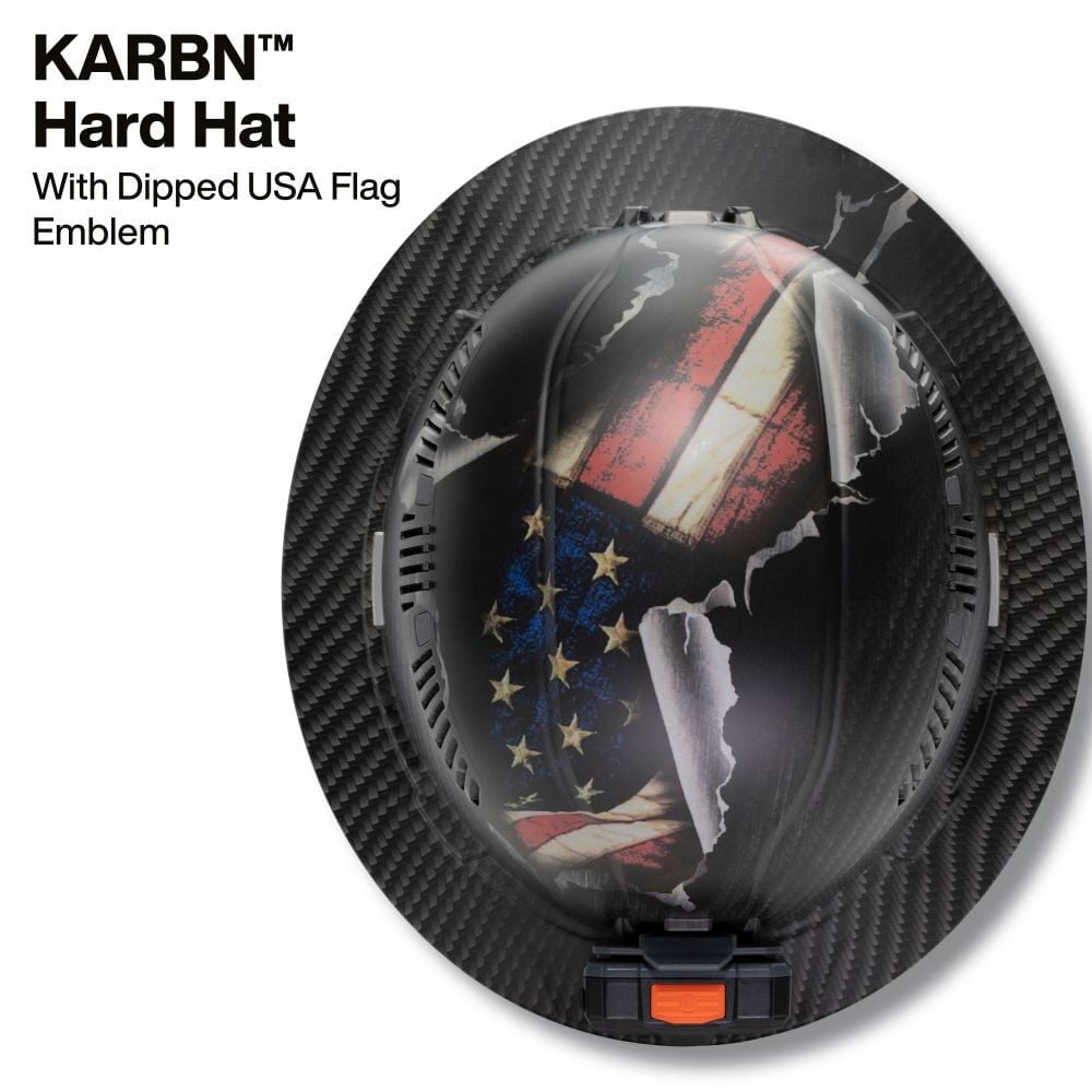 Klein Tools Freedom Series Karbn Pattern Hard Hat Vented Full Brim Class C