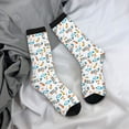 thumbnail image 5 of Lsque Golfing Clubhouse Printed Men's Crew Socks, Soft Durable Breathable Moisture-Wicking with Odor Control Cotton socks, 5 of 6