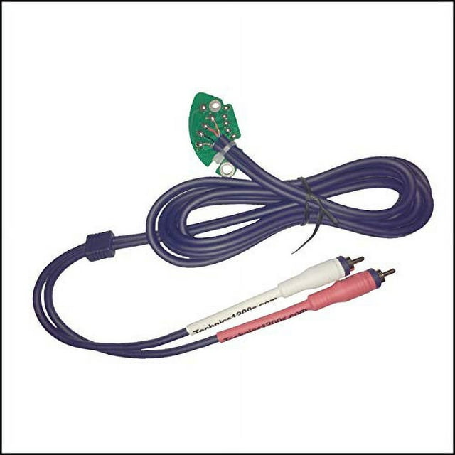 Technics 1200 1210 Câbles RCA Phono Embout Doré avec Masse Interne PCB (RCAs RCAs)