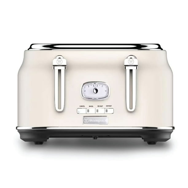Tostadora de Pan Retro Westing House 4 Rebanadas WKTT809WH