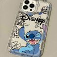 thumbnail image 3 of Funda de punto encantador de Disney para iPhone 15 14 13 12 11 Pro Max XR XS X 8 7 6 6S Plus SE 2020, funda protectora transparente con estampado para teléfono, 3 of 5