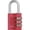 Red, variant on ABUS 145 by 20 C Aluminum Yellow 3-Dial Resettable Combination Padlock
