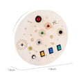 thumbnail image 3 of Juguetes Para Niño Tablero sensorial con botones LED, juguete educativo de madera, ideal para viajes de 1 a 2 años y de 2 a 4 años. Juguetes Para Bebe 1 Año, 3 of 7