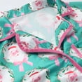 thumbnail image 5 of Mepaouo 2Pcs Christmas Pajamas for Women Bow Tie Long Sleeve Shirt Shorts Satin Silk Pjs Set, 5 of 9