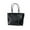 Black, variant on breaise Tote Bag for Women PU Leather Shoulder Purse Large Capacity Travel Bag