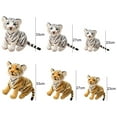 thumbnail image 6 of Tiger Stuffed Animal,Cute Realistic Plush Tiger Toy Kids Baby Toy Rich FacialComplexion Elastic Texture Bright Color Tiger Cuddle Baby Plush Toy for Children, Dolls & Stuffed Toys, 6 of 6
