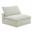thumbnail image 2 of Moe's Home Collection Clay Slipper Chair Neverfear? Fabric Coastside Sand, 2 of 5