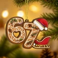 thumbnail image 3 of WKSCLPAI Christmas 67 Ornament 2025, Six Seven Meme Christmas Tree Ornament with Santa Hat Decor, Funny 67 Teen Slang Ornaments, Xmas Tree Decorations, Gag Gifts, #F, 3 of 8