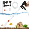 thumbnail image 1 of Aquarium Gravel Cleaner, All-In-One Fish Tank Siphon Vacuum Cleaning Kit with Tubes, Algae Scraper, Hose, Flow Controller, Quick Water Changing & Sand Washing Kit for Small & Large Fish Tanks, 1 of 9
