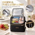 thumbnail image 3 of DEFAHN Diaper Bag Backpack,Large Waterproof Baby Diaper Bag with 2 Thermal Pockets,Multifunctional Travel Bag For Mom & Dad Black, 3 of 7