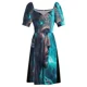 thumbnail image 4 of Vestido sin mangas Shaman Of Astral Medicine ropa de fiesta vestido holgado para mujer vestidos para mujer, 4 of 5