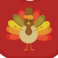 thumbnail image 3 of Inktastic Thanksgiving Pilgrim Turkey Holiday Boys or Girls Baby Bib, 3 of 3
