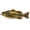 Bass, variant on Realistic Fish Plush Toy, Soft Stuffed Animal Doll for Sofa Bedroom Decor Gift