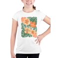 thumbnail image 2 of Tropical Floral Art Print Youth's T-shirt, 2 of 3